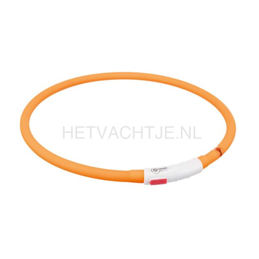 Trixie - Led Flash Lichtgevende Band Oranje