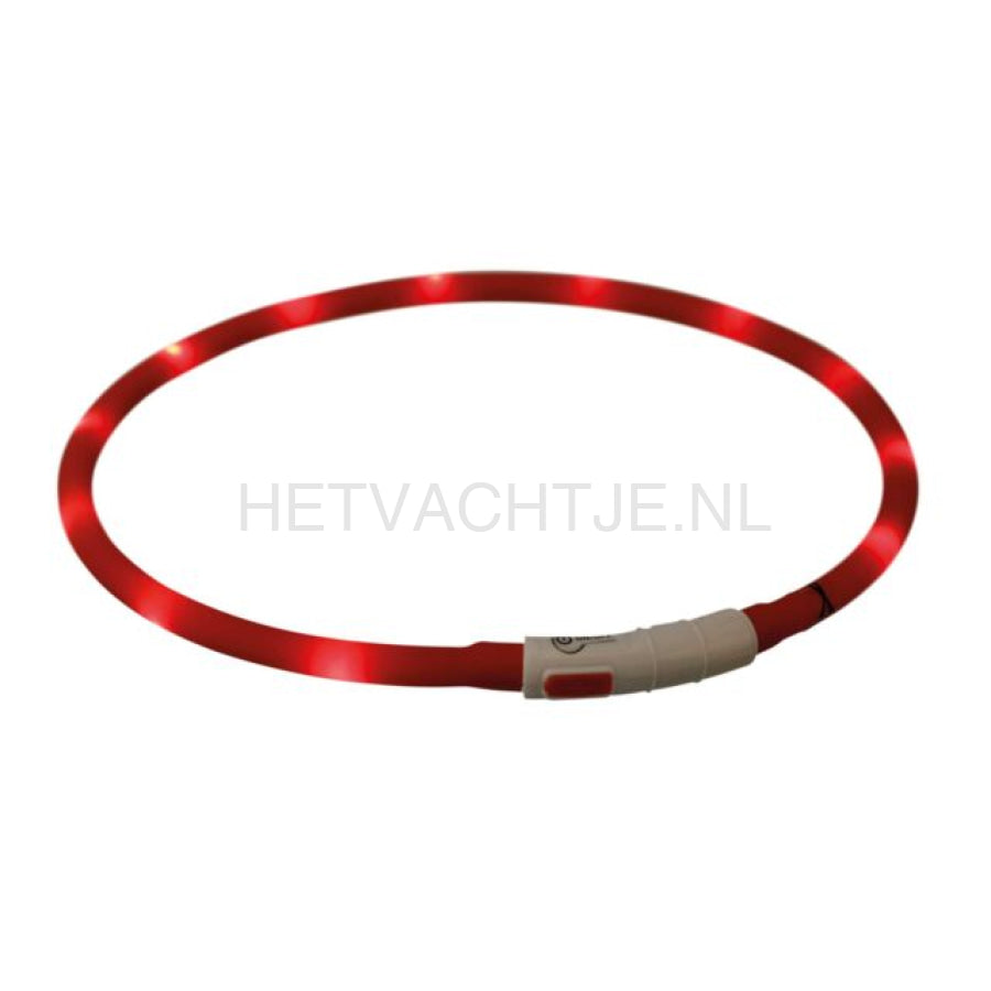 Trixie - Led Flash Lichtgevende Band Rood