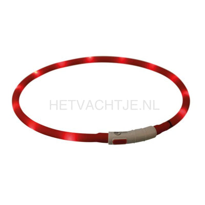 Trixie - Led Flash Lichtgevende Band Rood