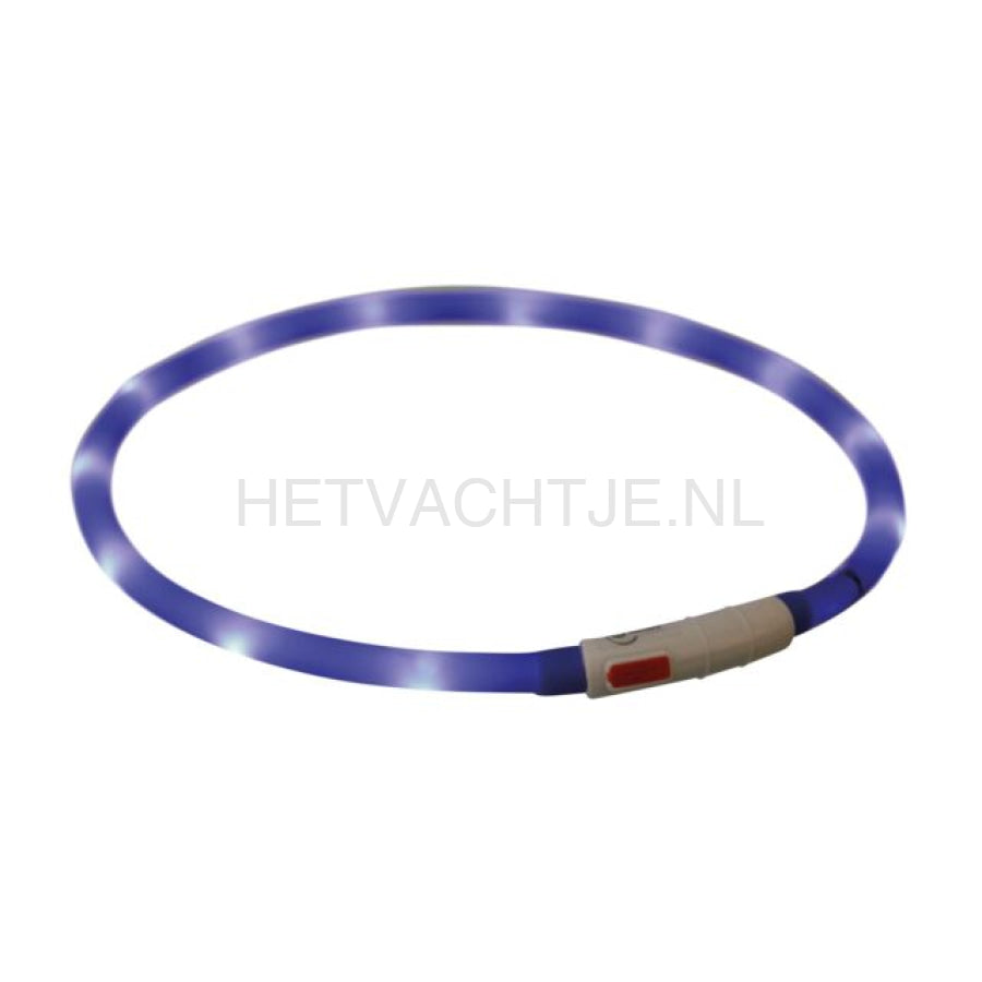 Trixie - Led Flash Lichtgevende Band Royal Blauw