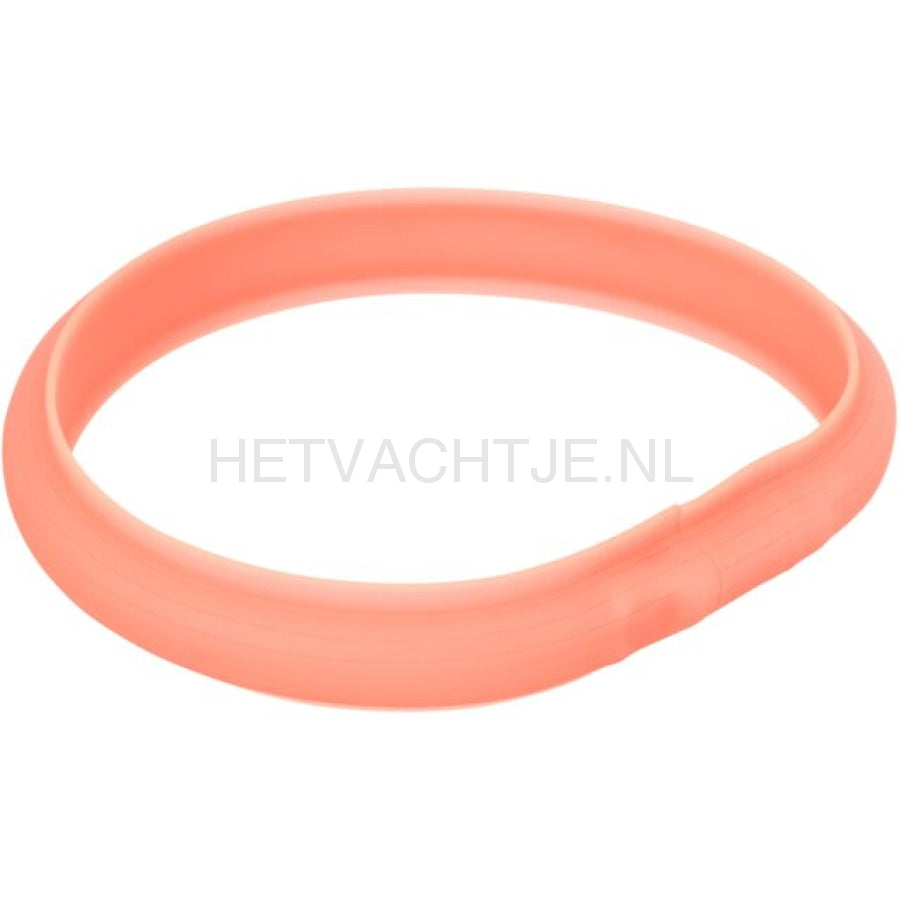 Trixie - Led Flash Lichtgevende Band Usb Koraal