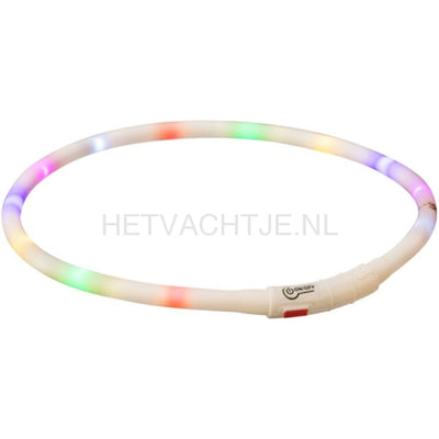 Trixie - Led Flash Lichtgevende Band Wit