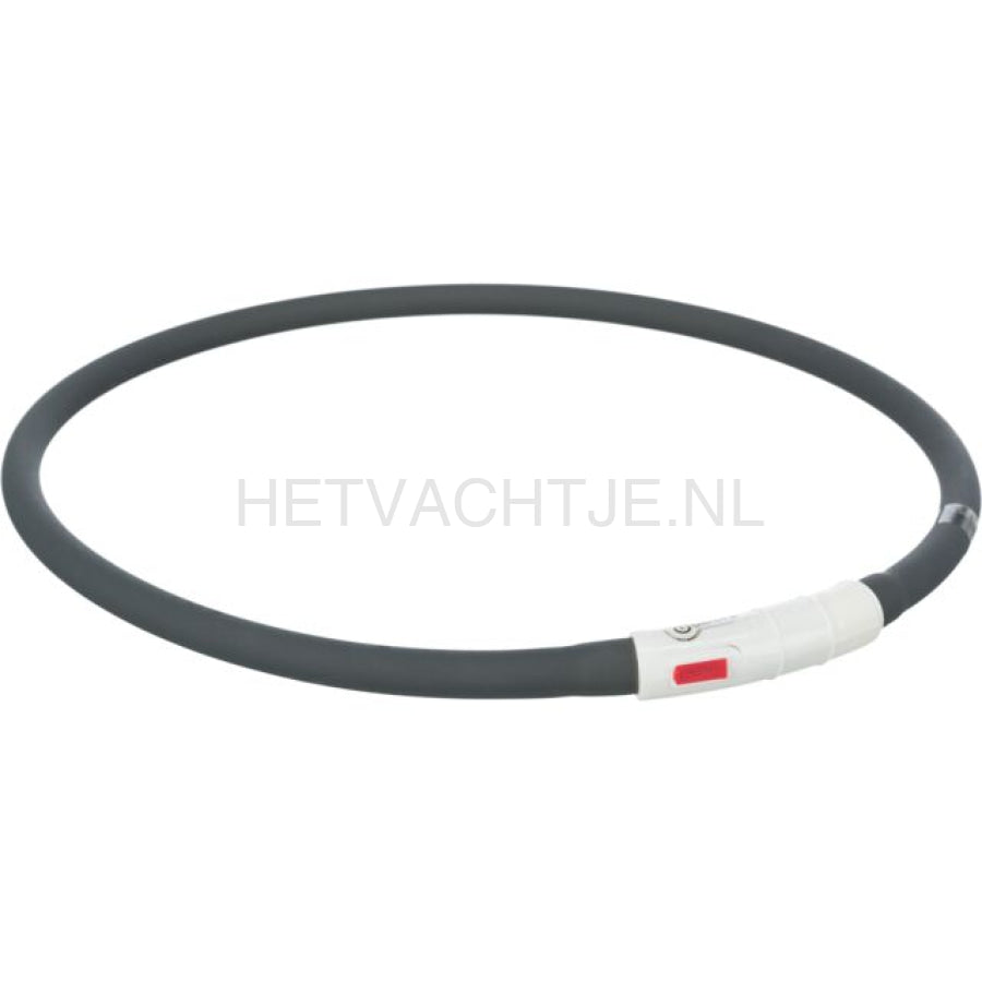 Trixie - Led Flash Lichtgevende Band Zwart/Rood