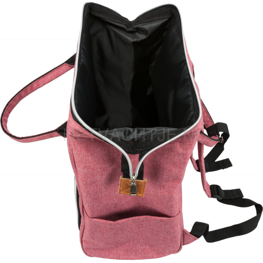 Trixie - Rugtas Ava Grijs/Rood(Roze) Transport