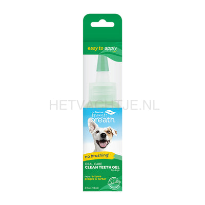 Tropiclean - Fresh Breath ORAL CARE GEL anti-tandplak voor honden Apotheek