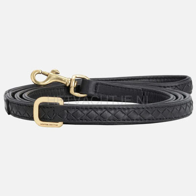 William Walker - Hoogwaardige lederen hondenriem Prestige Nero