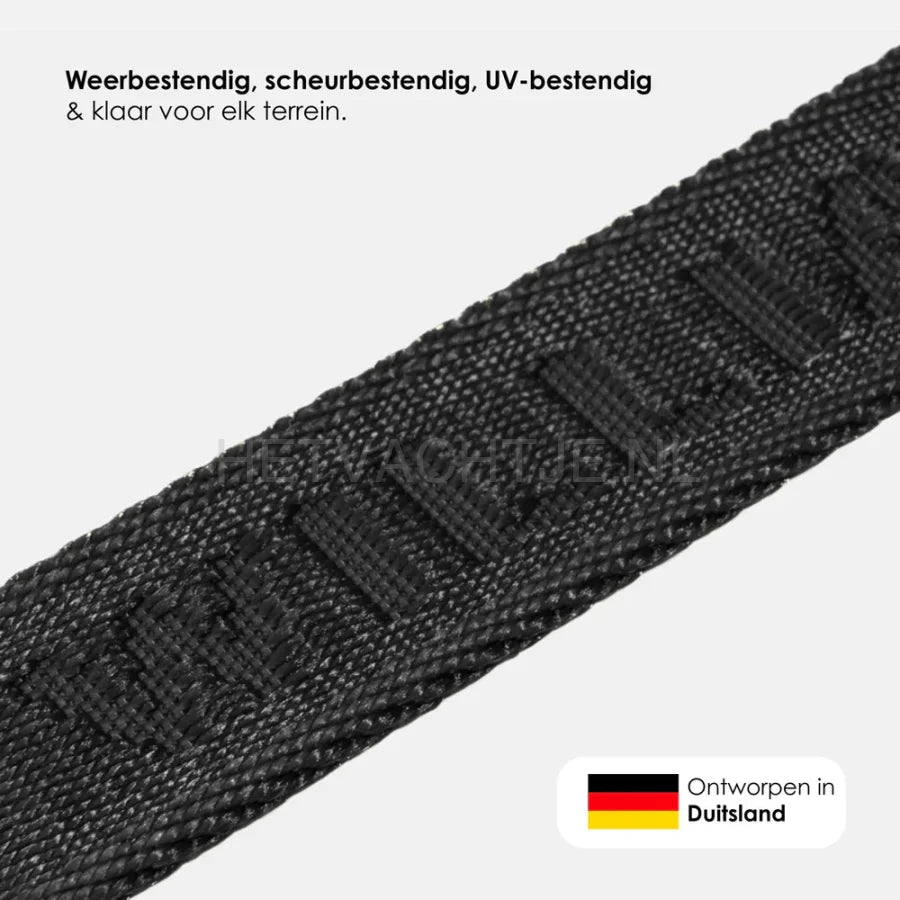 William Walker - Jacquard nylon halsband Nero