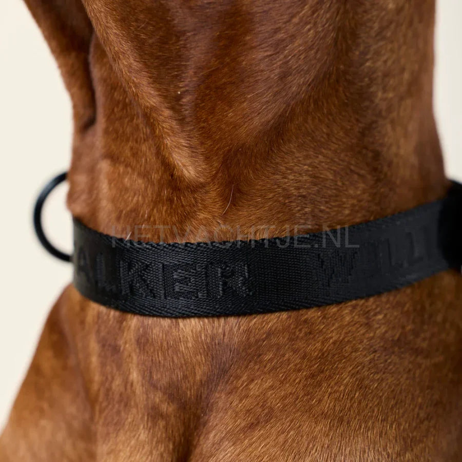 William Walker - Jacquard nylon halsband Nero
