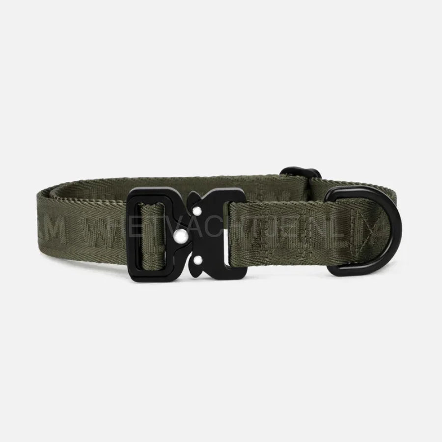 William Walker - Jacquard nylon hondenhalsband Forest