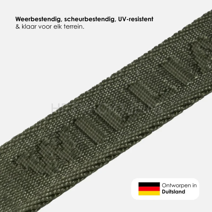 William Walker - Jacquard nylon hondenhalsband Forest