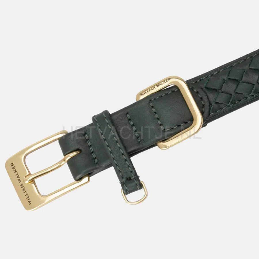 William Walker - Leren halsband Prestige Forest