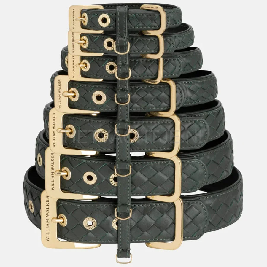 William Walker - Leren halsband Prestige Forest