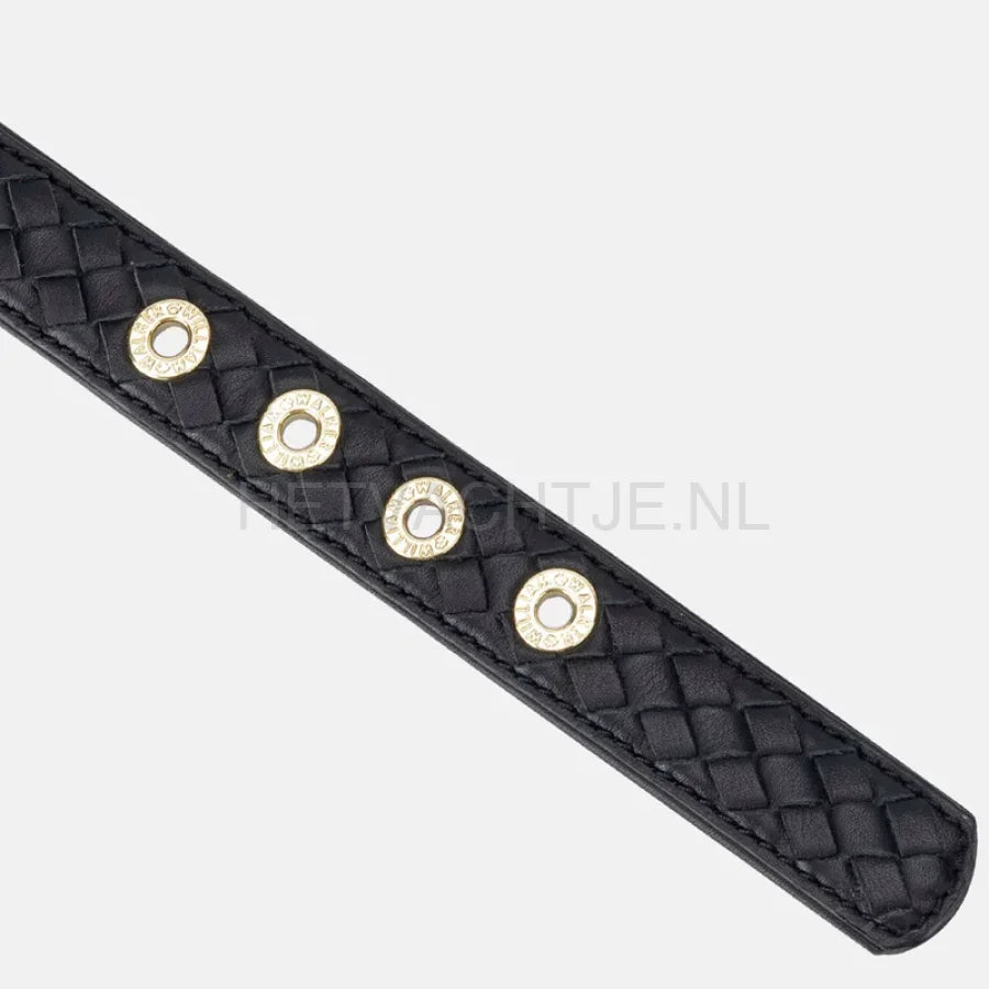 William Walker - Leren halsband Prestige Nero