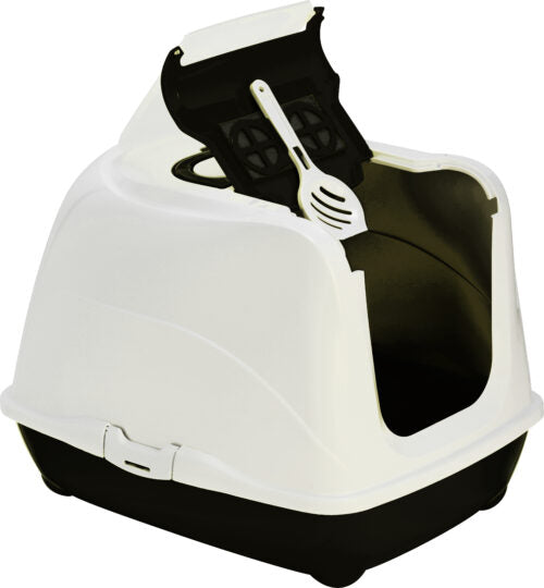 MODERNA - Kattentoilet Flip Cat Jumbo Zwart