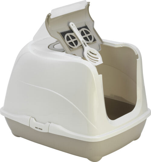 MODERNA - Kattentoilet Flip Cat Jumbo Warmgrijs
