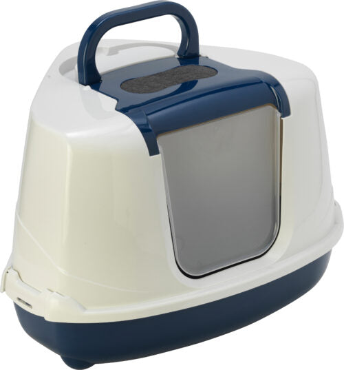 MODERNA - Kattentoilet Flip Corner Blue Berry/Wit