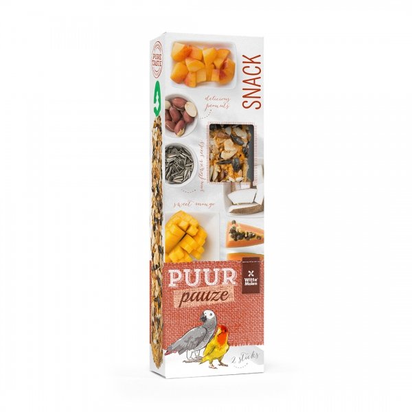 PUUR Pauze Stick Papegaai papaja