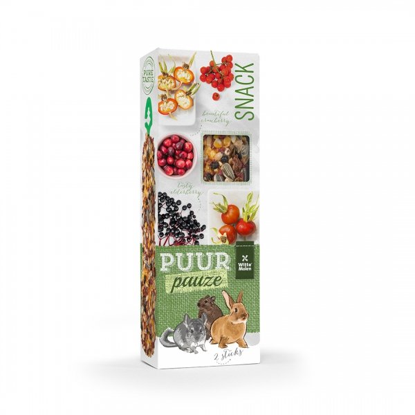 PUUR Pauze Stick veenbes/vlierbes