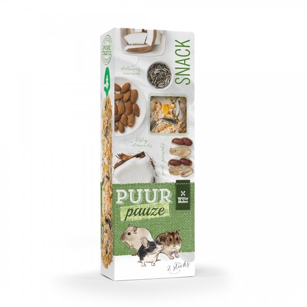 PUUR Pauze Stick amandel/pinda