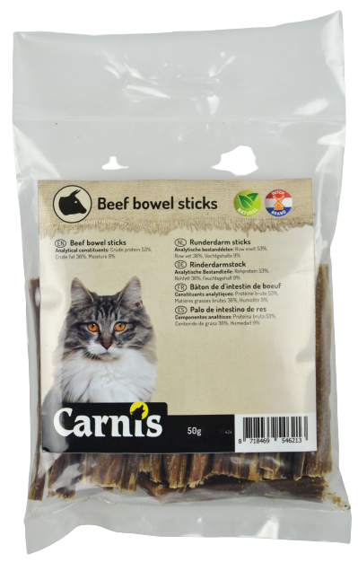 CARNIS - Runderdarm Sticks Kauwsnack Kat
