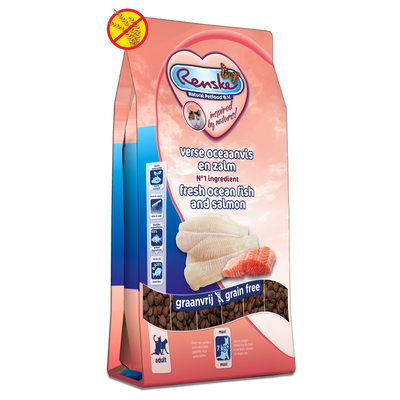 RENSKE - Oceaanvis en Zalm Kattenvoer