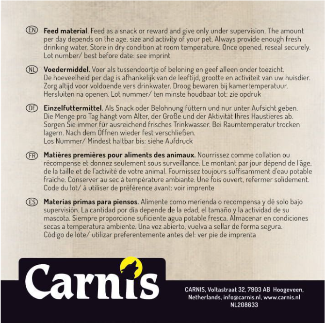 CARNIS - Kleine Visjes Kattensnack