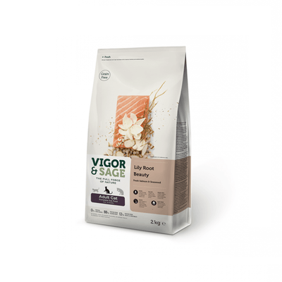 Vigor&Sage - Lily Root Beauty Volwassen Katten Kattenvoeding