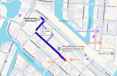 Parkeren bij Het Vachtje: parkeergarage Willemspoort ligt om de hoek