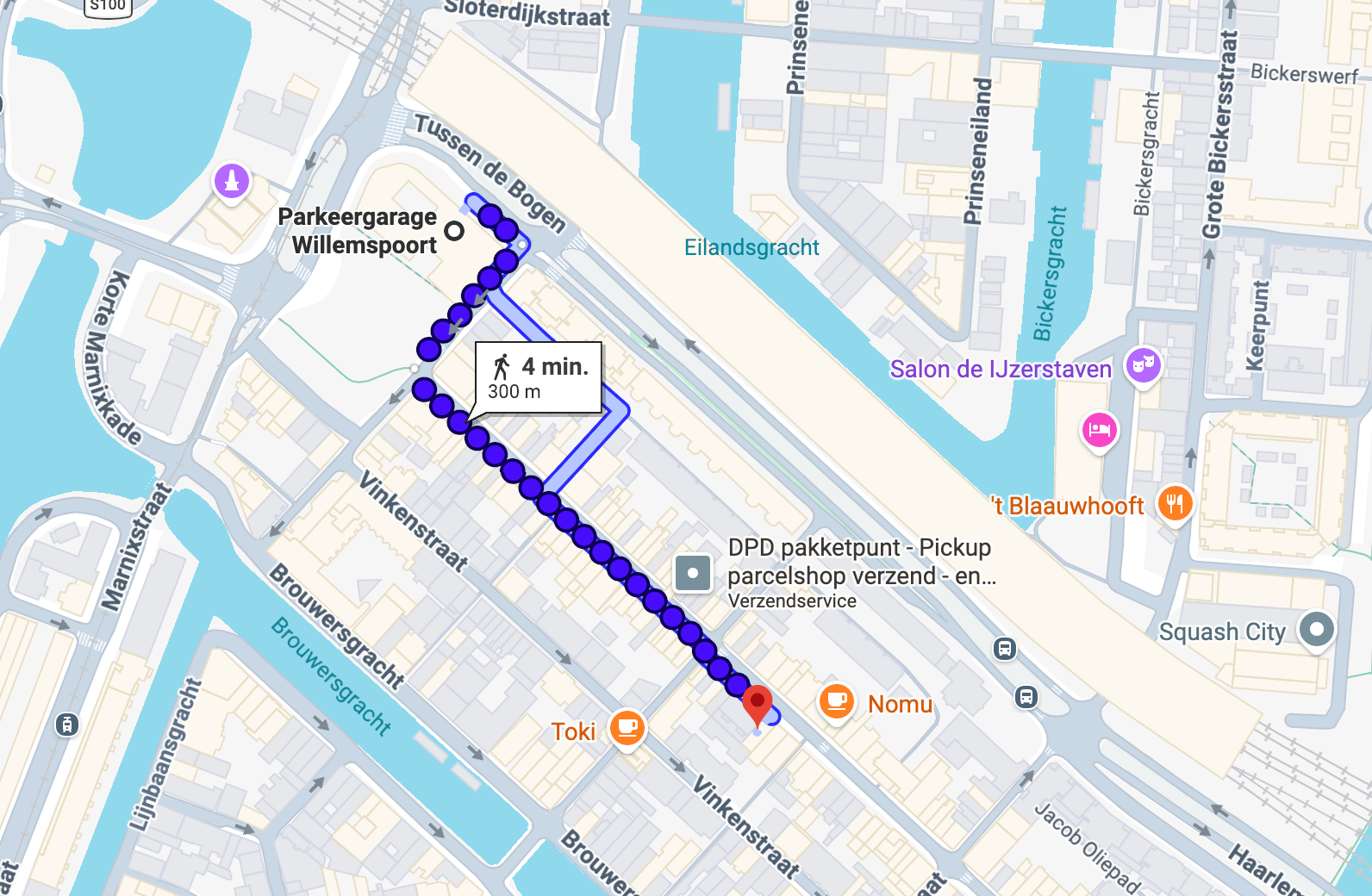 Parkeren bij Het Vachtje: parkeergarage Willemspoort ligt om de hoek