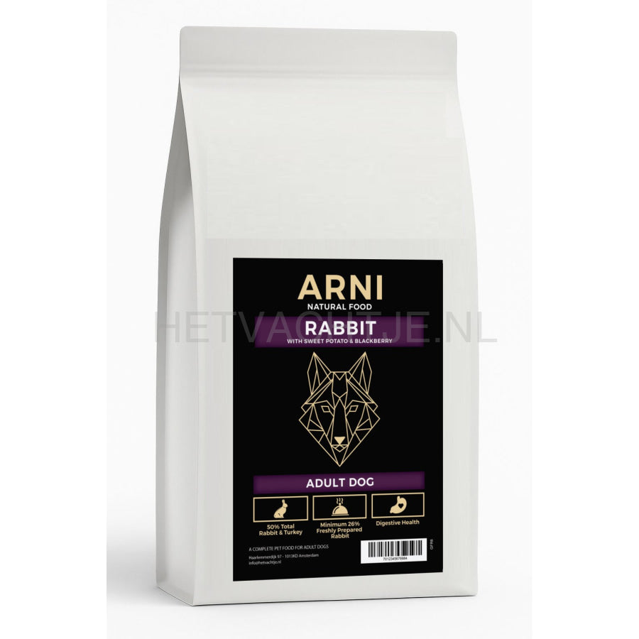 Hondenvoer met konijn of lam: de ARNI Natural Food recepten