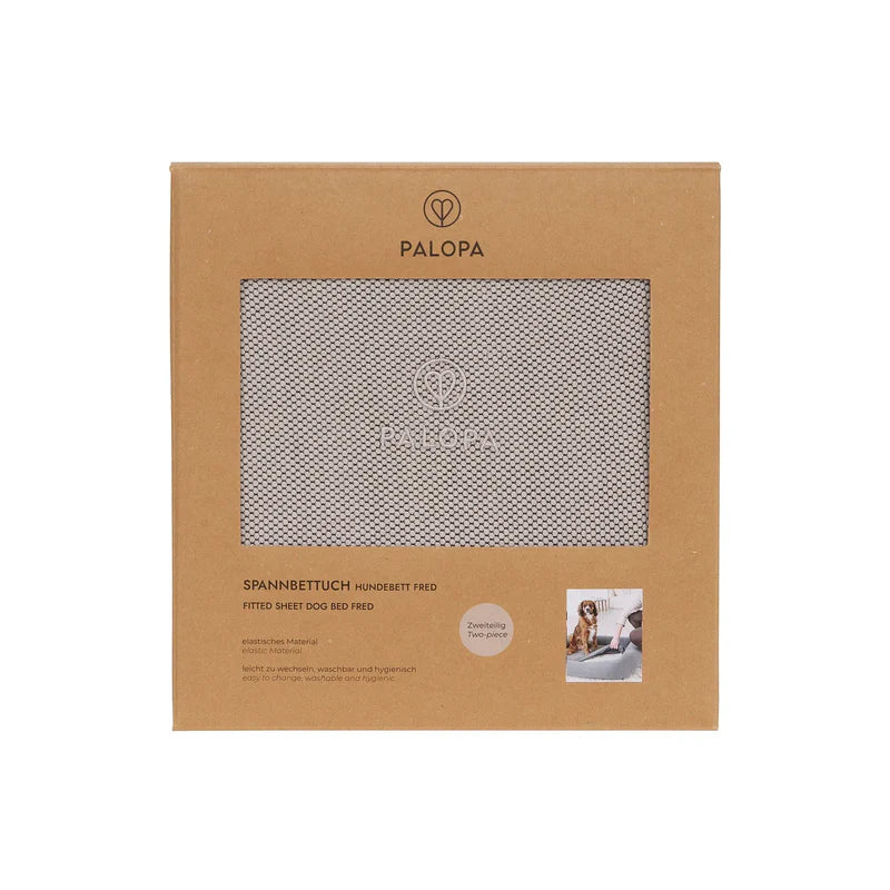 Palopa - Dog bed cover set of 2 Fred Taupe