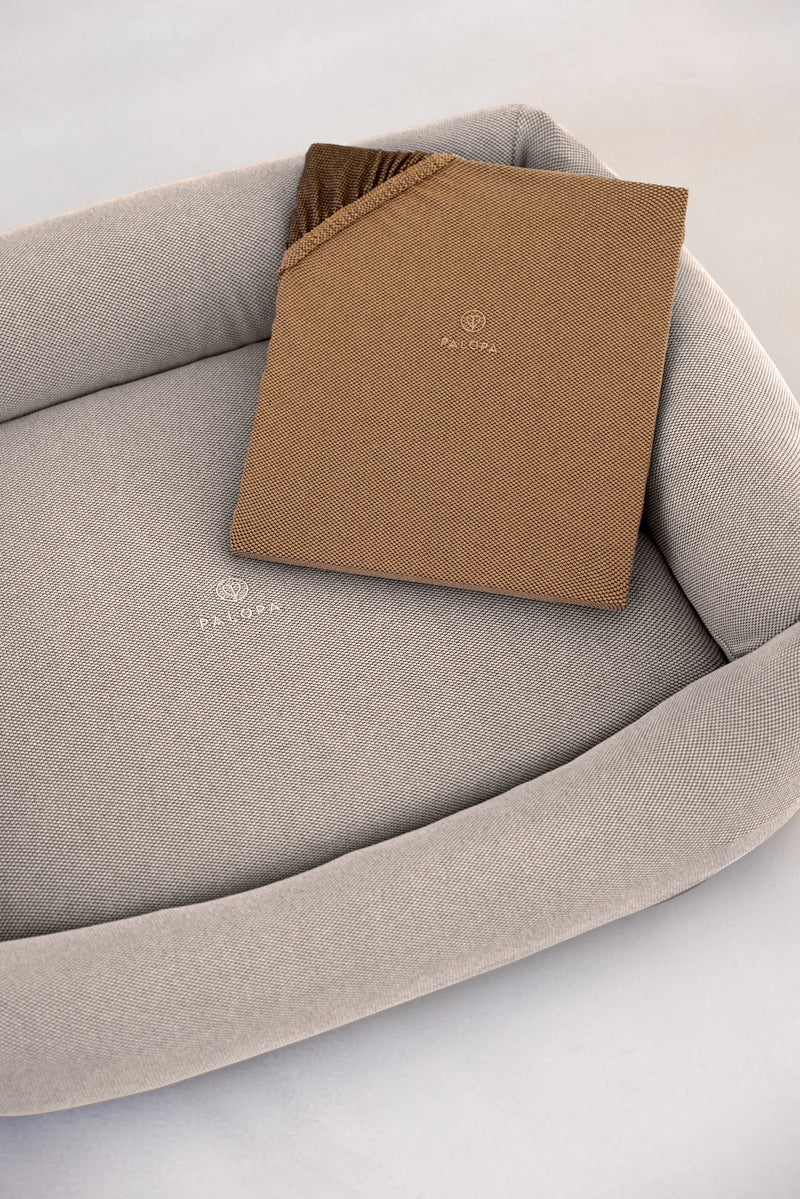 Palopa - Dog bed cover set of 2 Fred Taupe