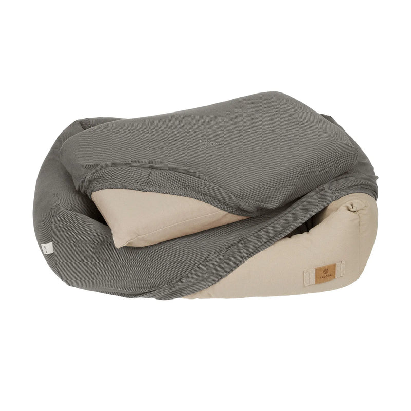 Palopa - Dog bed cover set of 2 Fred anthracite
