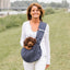 4Lazylegs - Tas Canvas Blauw/Grijs Xs-7 Kg Blauw/Grijs