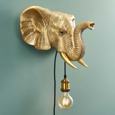Werner Voss - Wandlamp olifant Jumbo