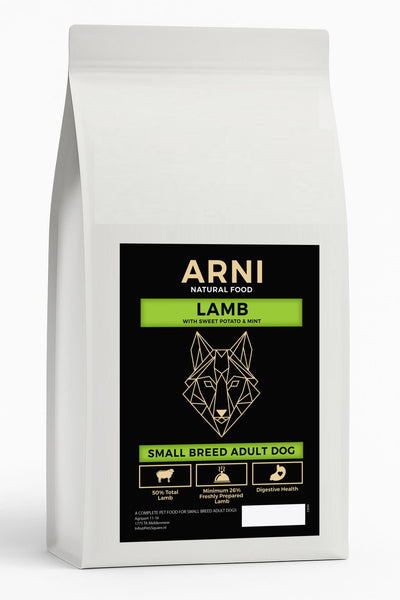 ARNI Natural Food - Small Breed Adult Dog Lamb with Sweet Potato and Mint