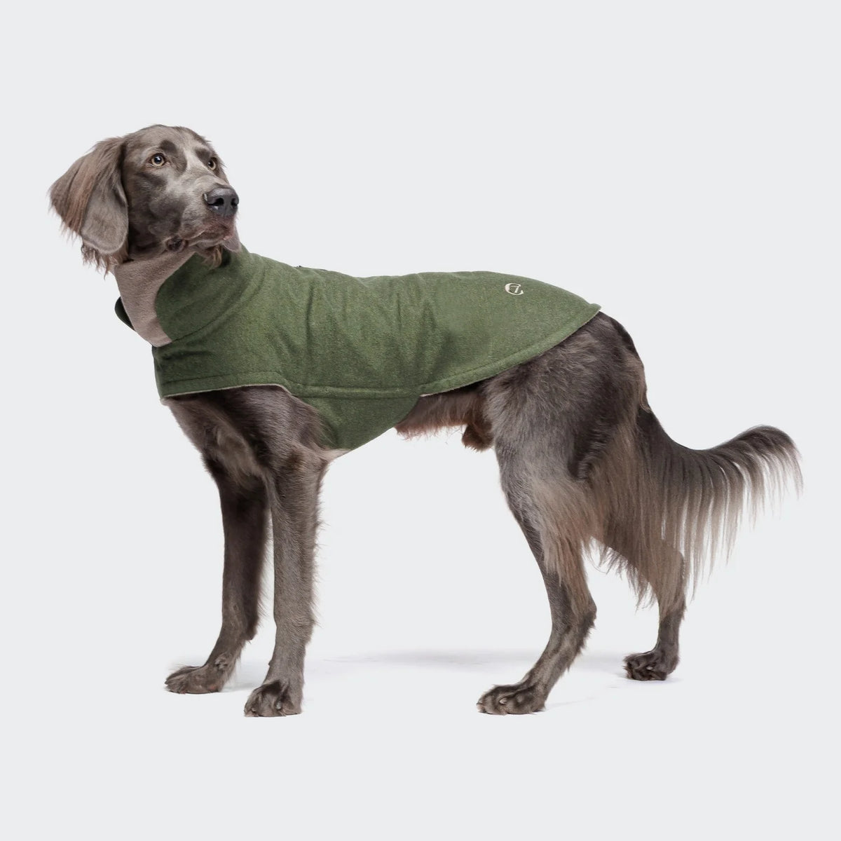 Cloud7 - Hondenjas Brooklyn Flanel Varengroen