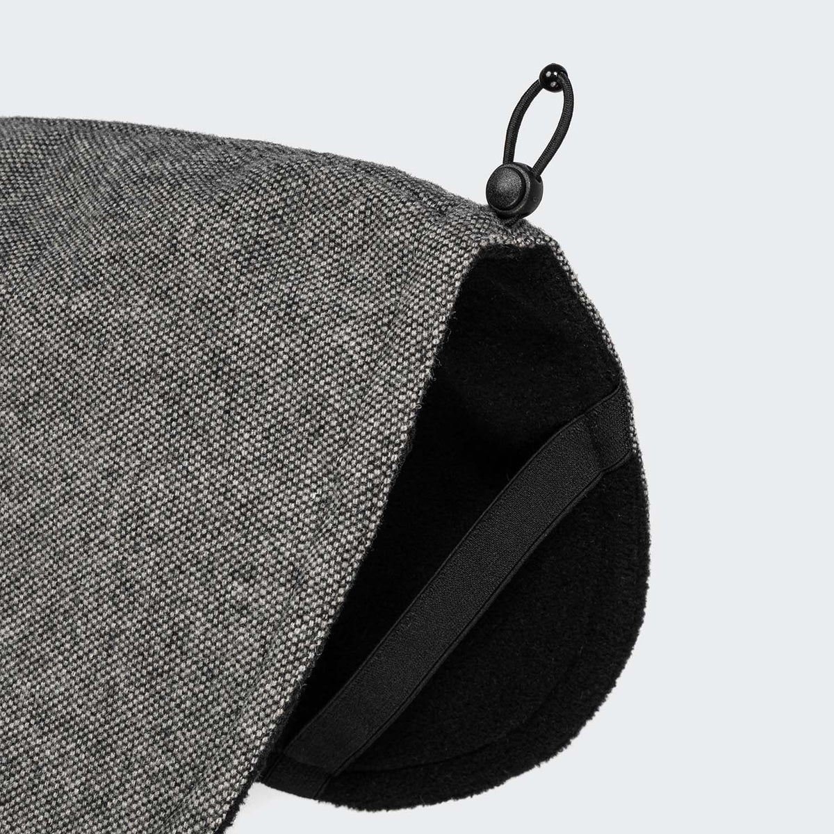 Hondenjas Brooklyn Lang Tweed Zwart