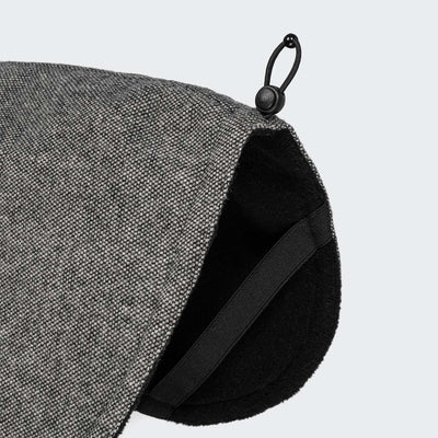 Hondenjas Brooklyn Lang Tweed Zwart