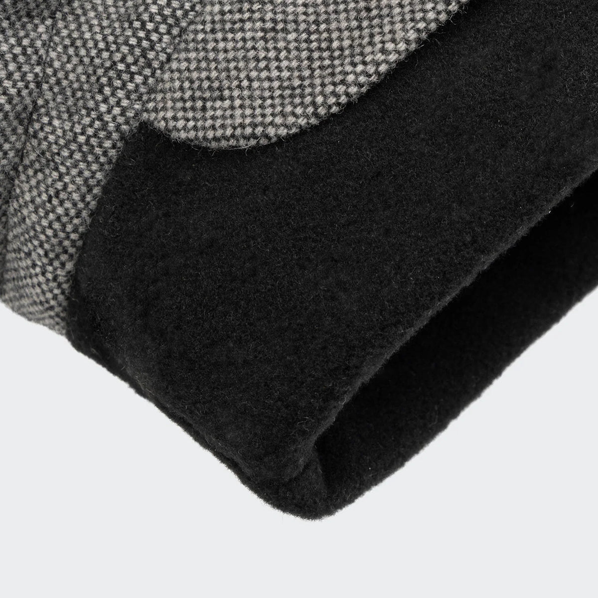 Hondenjas Brooklyn Lang Tweed Zwart