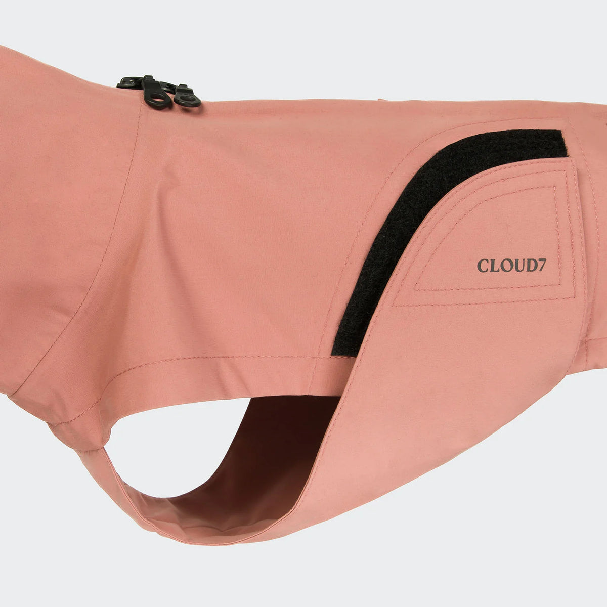 Teckel regenjas Dublin 2.0 - Oud Roze