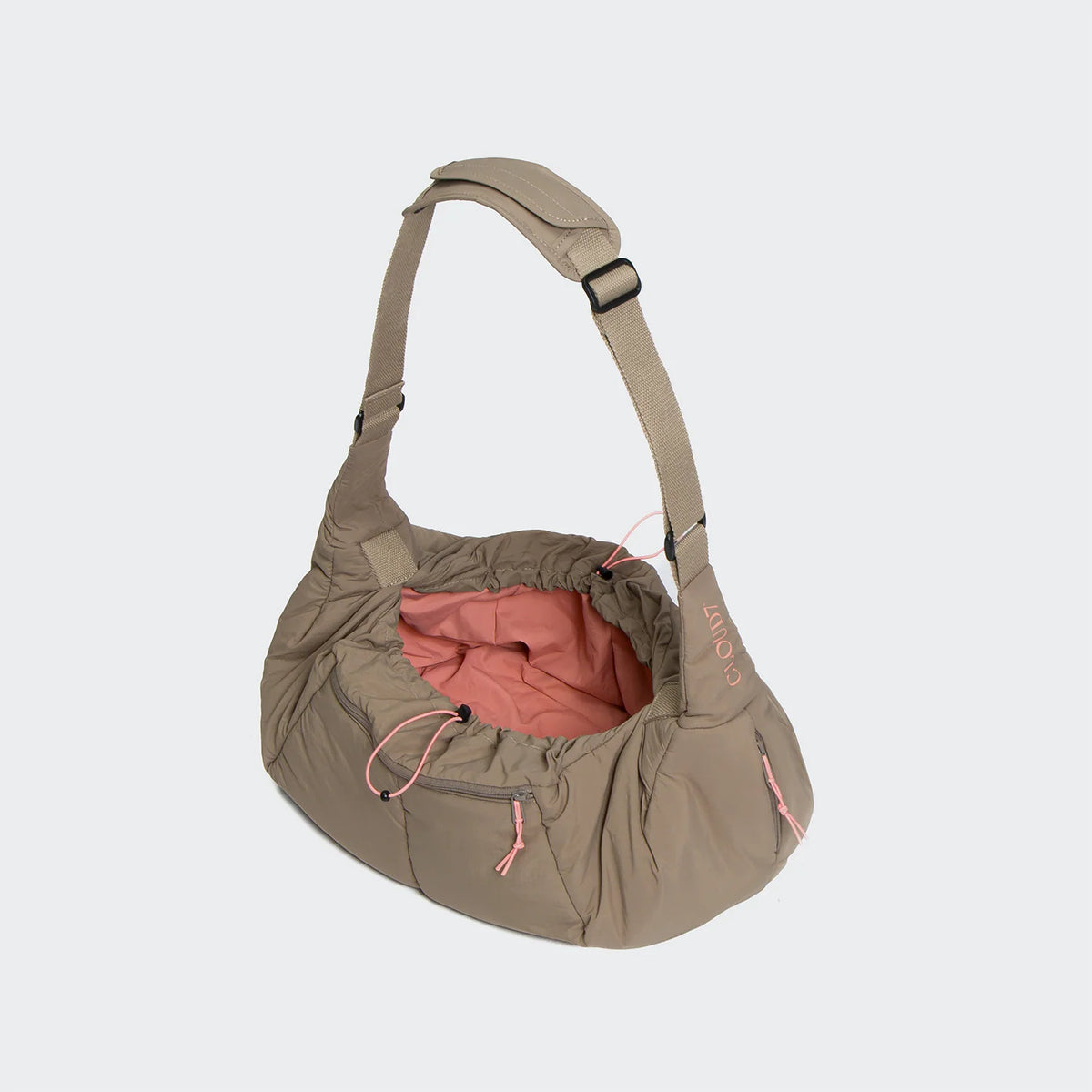Cloud7 - Hondendraagtas LTTL Puffer Khaki/Perzik