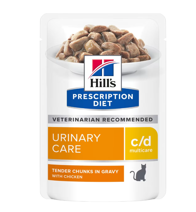 HILL'S - Prescription Diet c/d Multicare Maaltijdzakje voor Katten met Kip