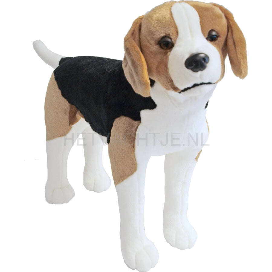 Boony - Natural Decoration Beagle Pluche Staand Hondenspeeltjes