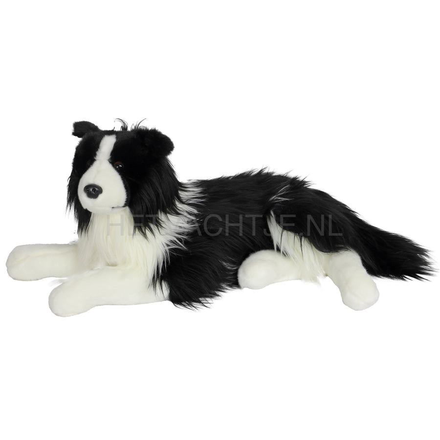 Boony - Natural Decoration Border Collie Pluche Liggend 53