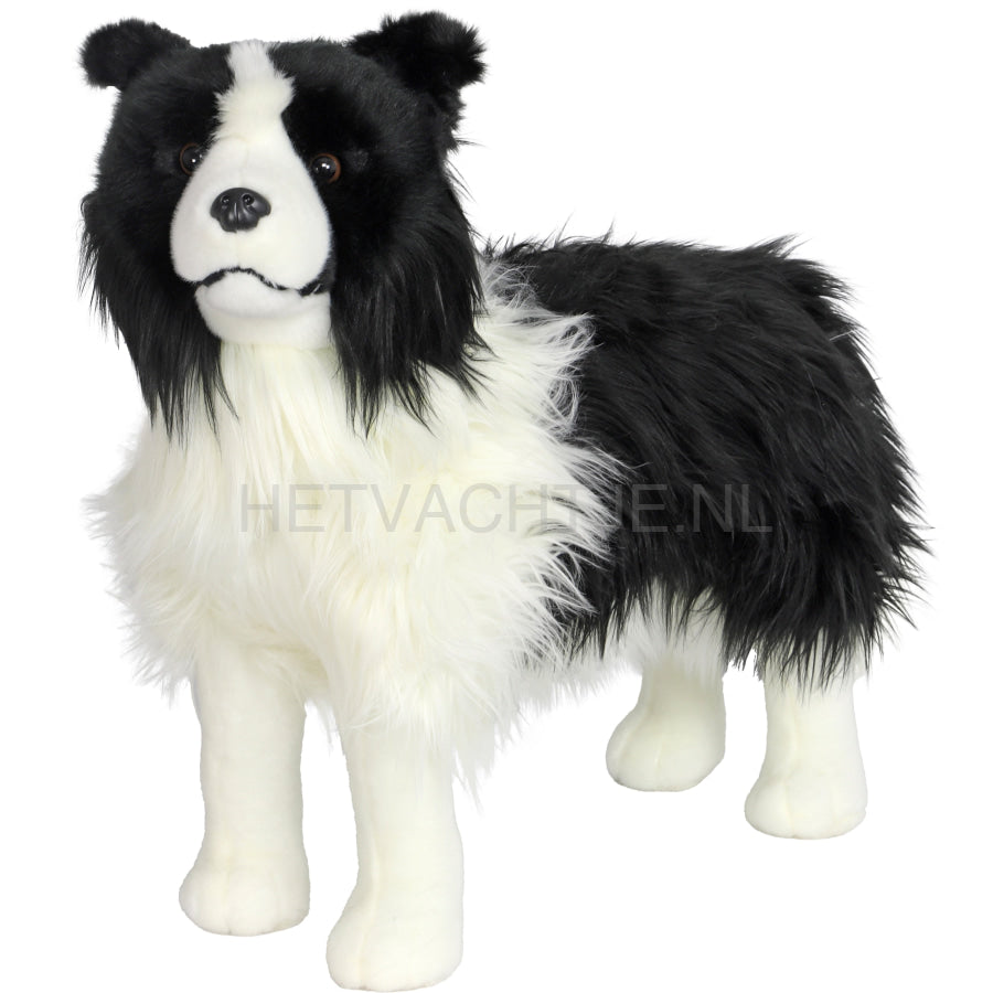 Boony - Natural Decoration Border Collie Pluche Staand 53Cm