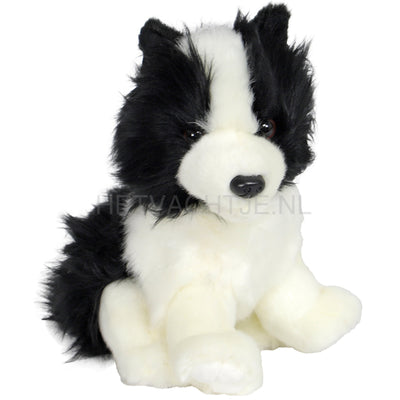 Boony - Natural Decoration Border Collie Pluche Zittend 20Cm