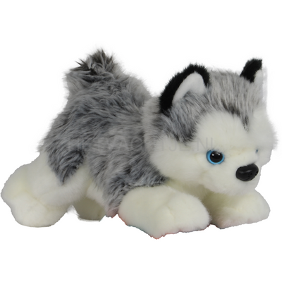 Boony - Natural Decoration Husky Pluche Liggend 20Cm