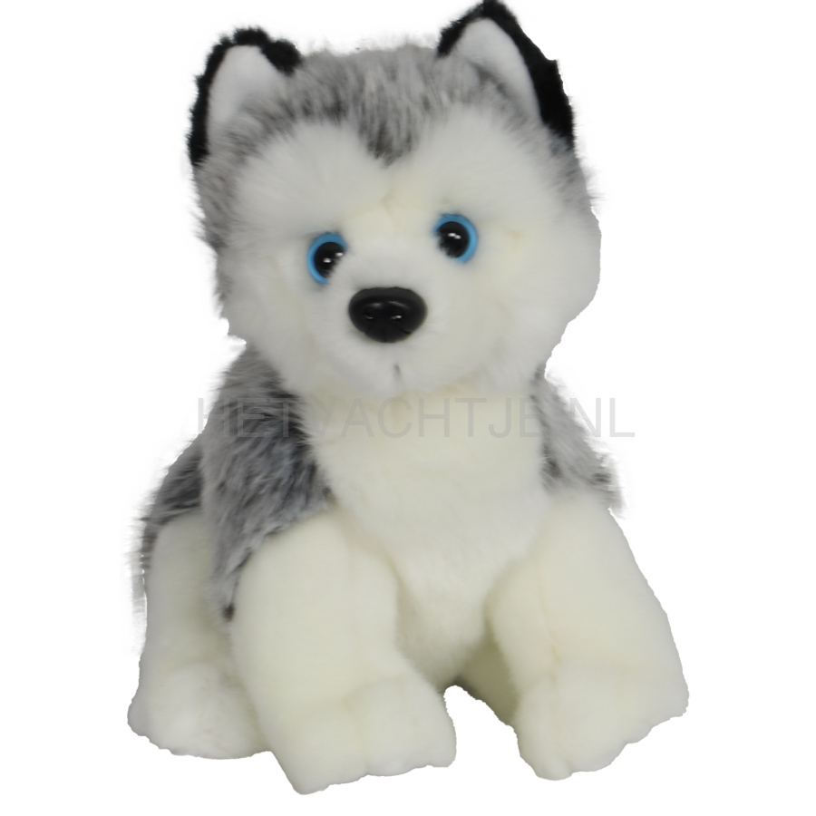 Boony - Natural Decoration Husky Pluche Zittend 20Cm