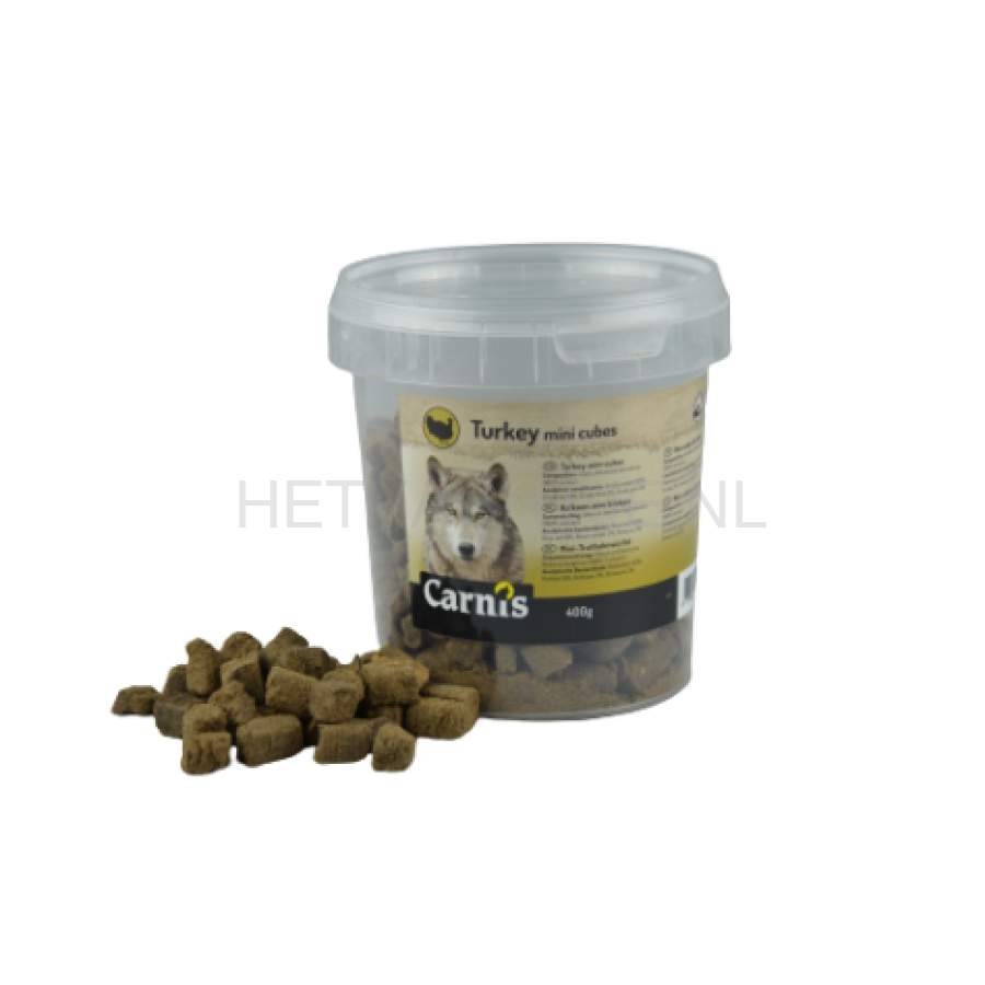 Carnis - Kalkoen Mini Blokjes (Emmer)